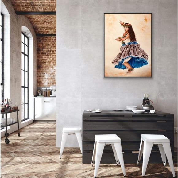 ART PRINT - The Blue Wonder Watercolor Art Print AJJ Arts - Picture 12 of 16